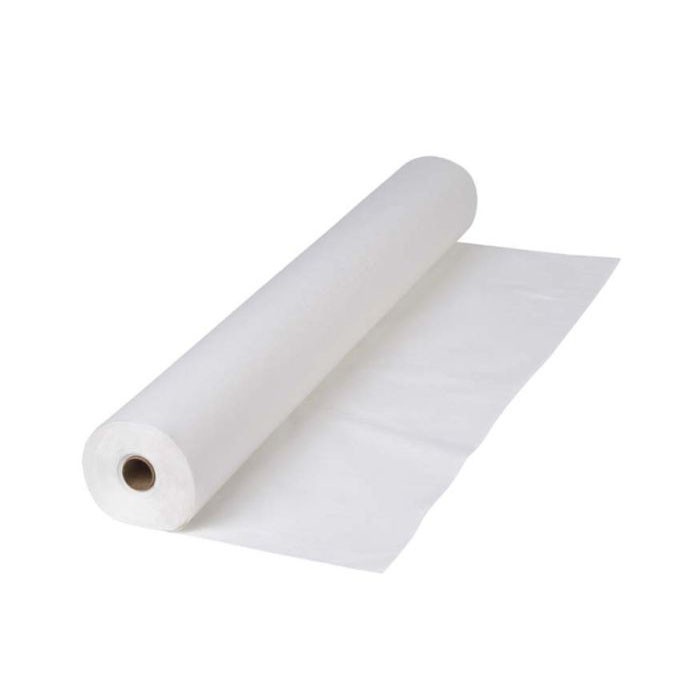 Hoffmaster 260045 Paper Table Cover Roll, 40" x 300', Bright White