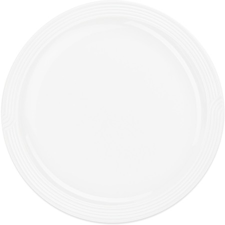 Dinex DX9CP02 Entree Plate, Embossed, 9", America White (Case of 12)