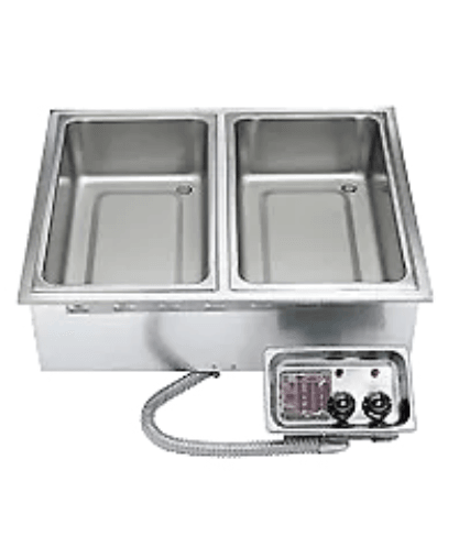 APW Wyott HFW-3D Insulated Electric Hot Food Well, 3 Wells, Drain