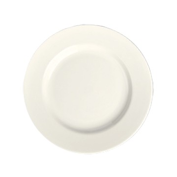 Steelite HL20500 Ivory Rolled Edge China Plate, 9", American White (Case of 24)