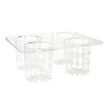 G.E.T. SDB-32-PC-RACK 4-Compartment Rack for Salad Dressing Bottle