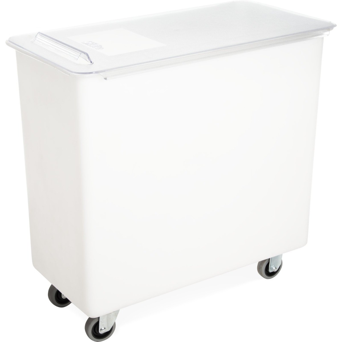 Carlisle BIN3602 Mobile Ingredient Bin, 36gal, White, Sliding Lid
