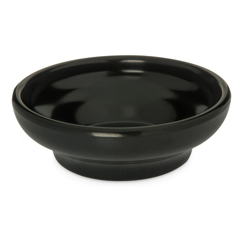 Carlisle 087503 Melamine Salsa Dish, 5oz, Black (Case of 48)