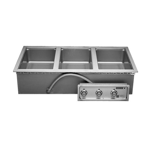 Wells MOD-300TDM Drop-in Hot Food Well, Three Compartment