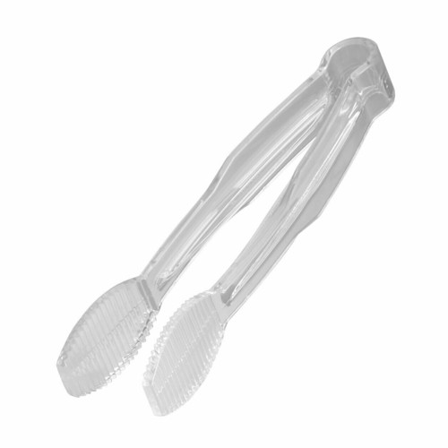 Cambro TG6135 Tongs 6'' Flat Grip, Clear