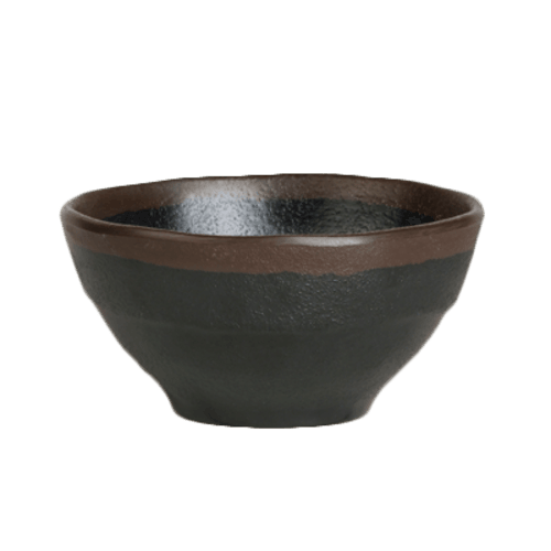 Steelite 7199TM002 Delfin Melamine Bowl, 9-1/4oz, Greystone (Case of 24)