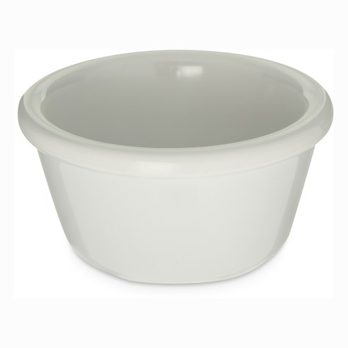 Carlisle S28502 Smooth Melamine Ramekin, 4oz, White