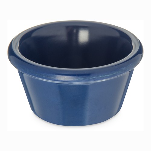 Carlisle 085260 Smooth Melamine Ramekin, 2oz Cobalt Blue
