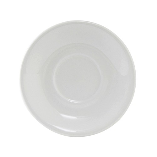 Tuxton ALE-060 Alaska Coupe Saucer, 6", Porcelain White (Case of 36)