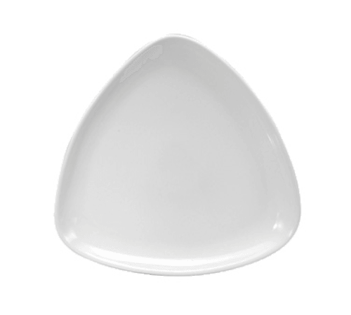 Oneida F9000000137T Buffalo Cream White 8-7/8" Triangular Plate (Case of 24)