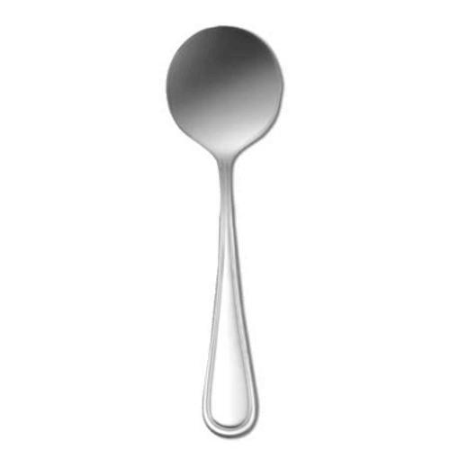 Oneida B914SBLF New Rim II Bouillon Spoon - 18/0 Stainless