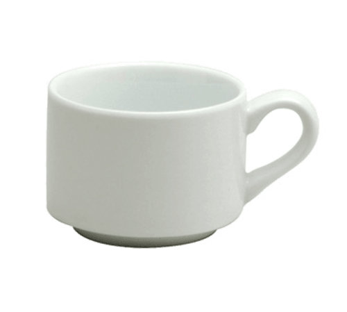 Oneida F8010000530 Buffalo Bright White 7-1/2oz Stackable Cup (Case of 36)
