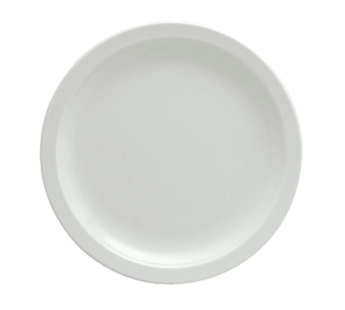 Oneida F8000000133 Buffalo Bright White 8-1/4" Narrow Rim Plate (Case of 24)