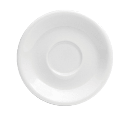 Oneida F8010000505 Buffalo Bright White 4-1/4" A.D. Saucer (Case of 36)