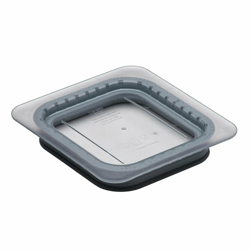 Cambro 60CWGL135 Camwear Food Pan Grip Lid, 1/6 Size, Clear