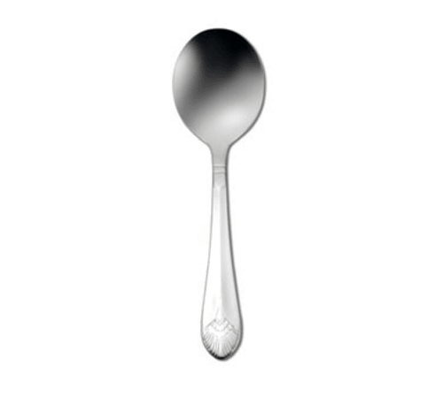 Oneida V131SBLF New York Bouillon Spoon - Silverplate