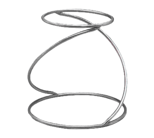 American Metalcraft SSUS1 Contempo Swirl 7"x9"x7" Pizza Stand/Riser