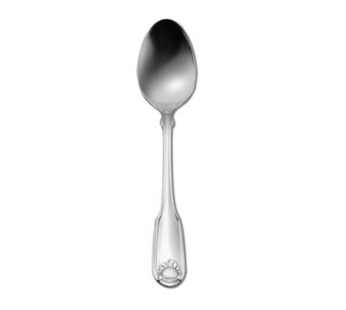 Oneida 2496SPLF Classic Shell Soup/Dessert Spoon - 18/10 Stainless (Case of 36)