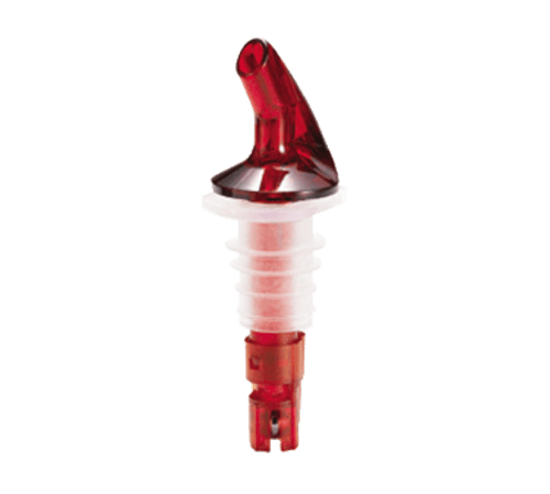 Tablecraft 148A Proper Pour, 1oz, Red Spout Measured Liquor Pourer