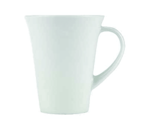 Churchill ZCA POM 1, Menu Flared Rolled Edge Mug, 12oz, White (Case of 6)