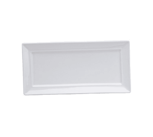Oneida F8010000358S Buffalo Bright White 10-5/8" x 5-1/4" Platter (Case of 24)