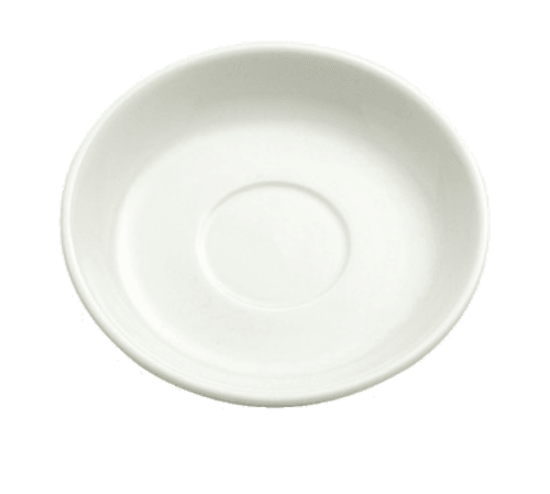 Oneida F9010000505 Buffalo Cream White 4-1/4" A.D. Saucer (Case of 36)