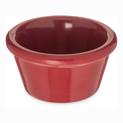 Carlisle 085258 Smooth Melamine Ramekin, 2oz Roma Red