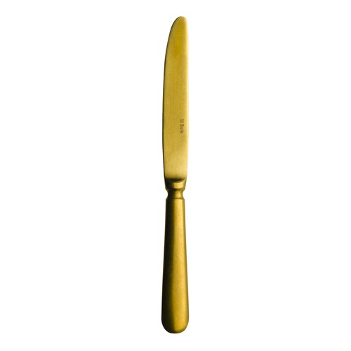 Arc Cardinal MB257 9" Baguette Vintage Gold Table Knife - 18/10 (Case of 12)