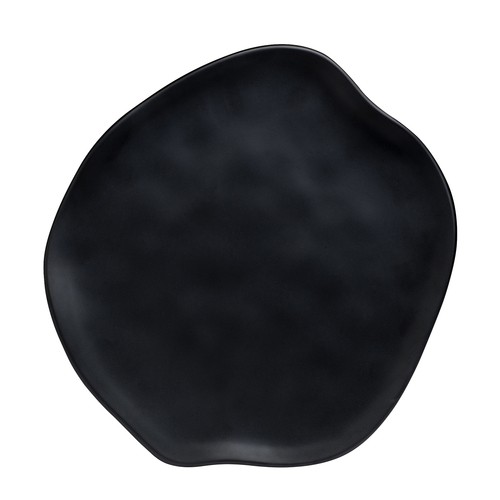 Steelite 7000DD007 Marisol Melamine Cheese Platter, 14", Black (Case of 6)