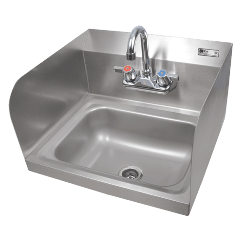 John Boos PBHS-W-1410-P-SSLR-X Pro-Bowl Wall Mount Hand Sink