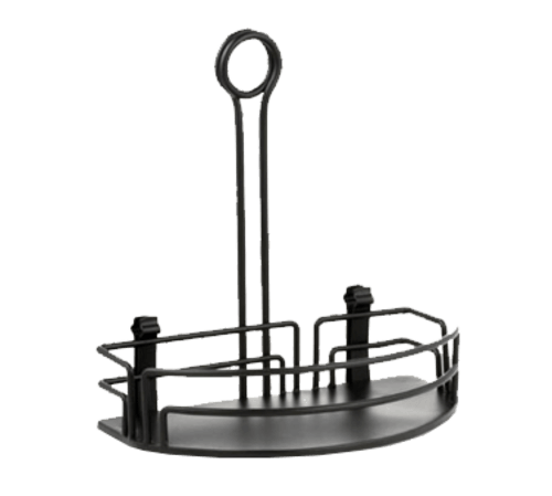 Tablecraft BK59512 Half Versa Rack Black Powder Coated Metal