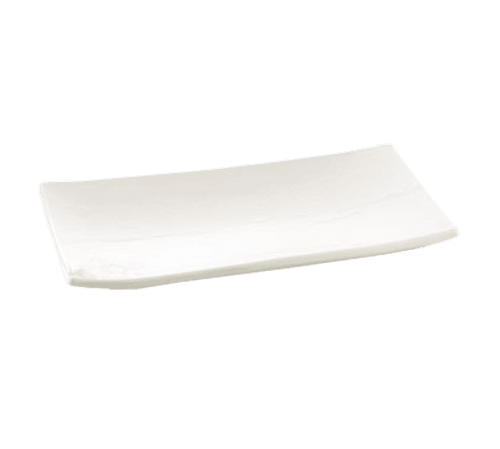 Tablecraft M2010 Frostone™ Melamine Rectangular Tray, 19-1/2X10-1/2", White
