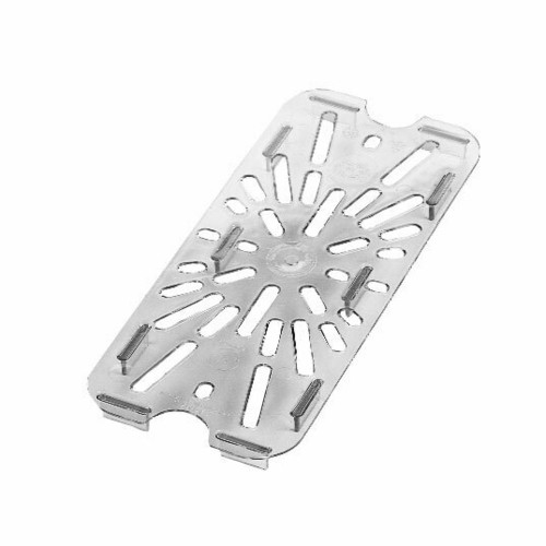 Cambro 30CWD135 Camwear Food Pan Drain Shelf, 1/3 Size, Clear