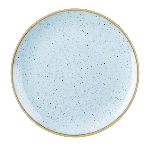 Churchill SDESEVP81 Stonecast Coupe Plate, 8-2/3", Duck Egg Blue