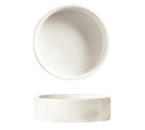 World Tableware BW-008 Chef's Selection Disk Bowl 1-3/4oz, Ultra Bright White (Case of 36)
