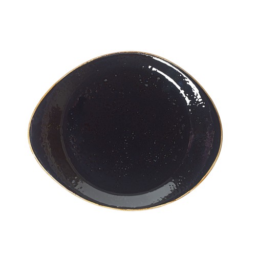 Steelite 12090521 Craft Freestyle Plate, 9-7/8"X8-1/4", Licorice