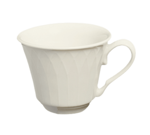 Steelite HL3317000 Gothic China Cup, 7-1/2oz, Ivory (Case of 36)
