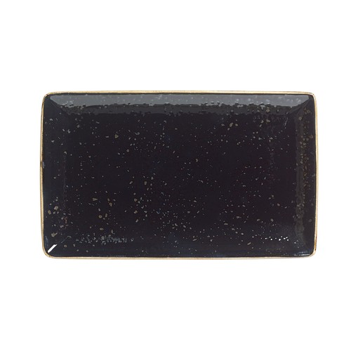 Steelite 12090550 Craft Rectangular Platter, 10-5/8"X6-1/2", Licorice (Case of 6)