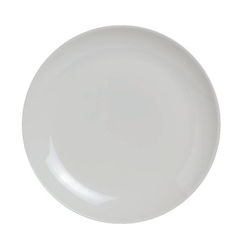 Steelite 6940E631 Varick Alpha Ceram Coupe Plate, 8-1/4", White