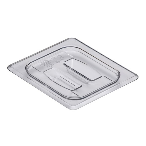 Cambro 60CWCH135 Camwear Food Pan Lid w/ Handle, 1/6 Size, Clear