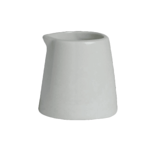 Steelite 6900E581 Varick A La Carte Porcelain Creamer, 1oz, White (Case of 24)