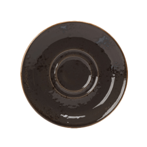 Steelite 11540158 Craft Double Well Saucer, 5-3/4", Grey (Case of 36)