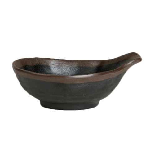 Steelite 7199TM005 Delfin Melamine Bowl, 9oz, Greystone (Case of 24)