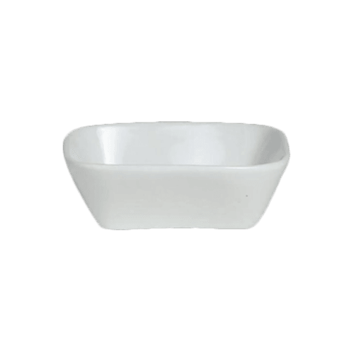 Steelite 6900E568 Varick A La Carte Porcelain Square Ramekin, 5-1/2oz, White (Case of 36)