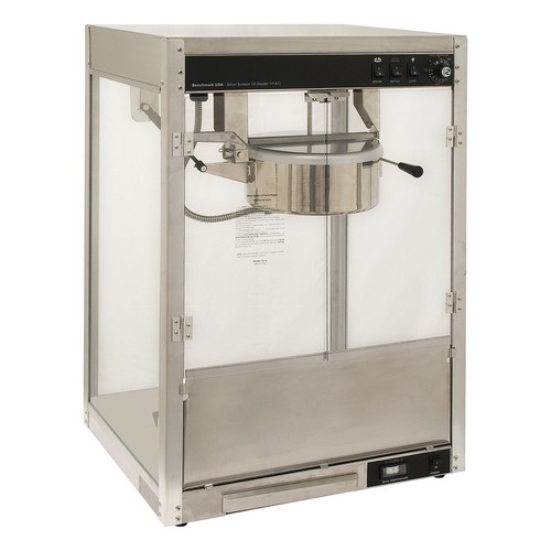 Winco 11147 Benchmark Silver Screen Popcorn Machine
