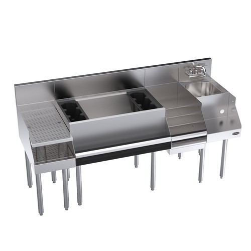 Krowne KR24-W66C-10 Royal Series Underbar Ice Bin/Cocktail