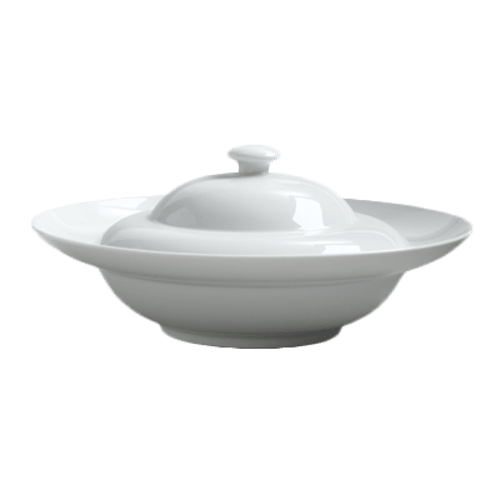 Steelite 6301P219 Rene Ozorio Duo Presentation Bowl, 15-1/4oz, White (Case of 6)