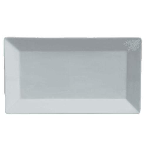 Steelite 6900E553 Varick Pub Porcelain Rectangular Tray, 14"X7", White (Case of 12)