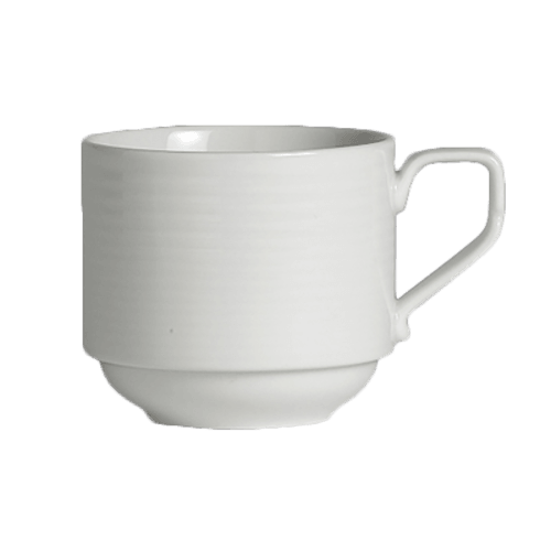 Steelite 6305P670 Rene Ozorio Virtuoso Coffee Cup, 6-3/4oz, White (Case of 24)