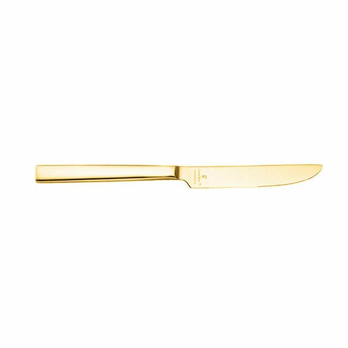 Oneida B408KDTF Chef's Table Gold™ 18/0 Stainless Steel Dinner Knife, 9-1/2", Gold Finish (Case of 12)